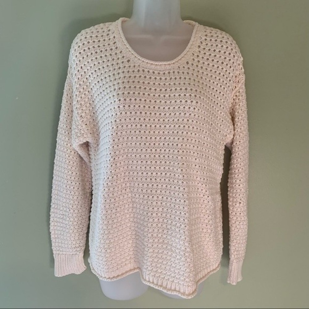 Madewell Open Knit Sweater, Size Small
